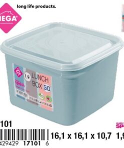 RECIPIENTE CUADRADA 1.9L 1UND